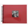 Spiraal Album Fine Art, 24 x 17 cm, 50 zwarte paginas, Flamingo