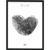 Houten lijst s43ak zwart-wit