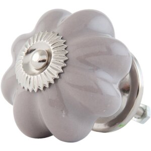 Meubelknop bloemvorm 4 cm - diverse uitvoeringen