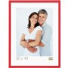 Fotolijst rood-wit hout s43al