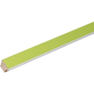 Fotolijst groen-wit hout s43al
