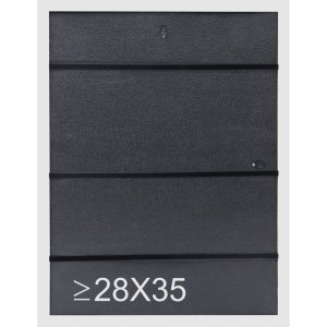 Fotolijst zwart plastic s43wf