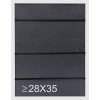 Fotolijst zwart plastic s43wf
