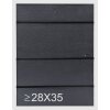 Fotolijst zwart plastic s43wk