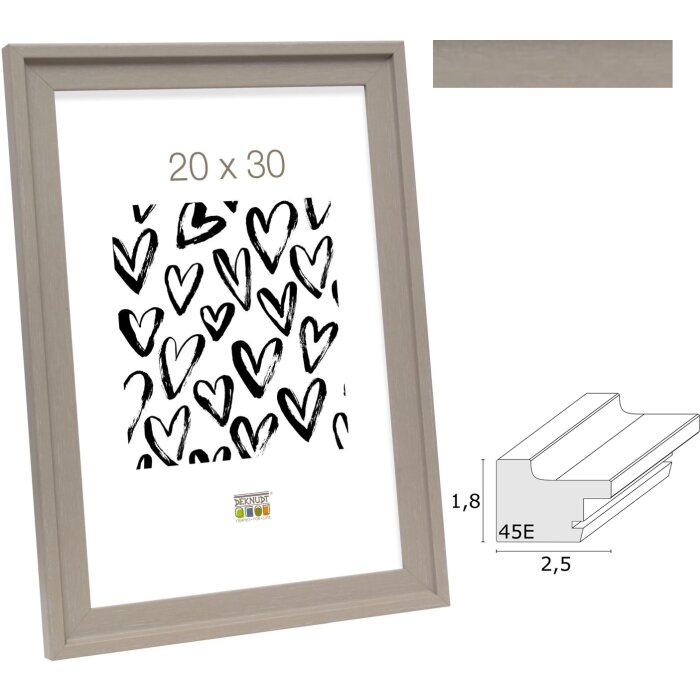 Fotolijst beige hout s45ef3
