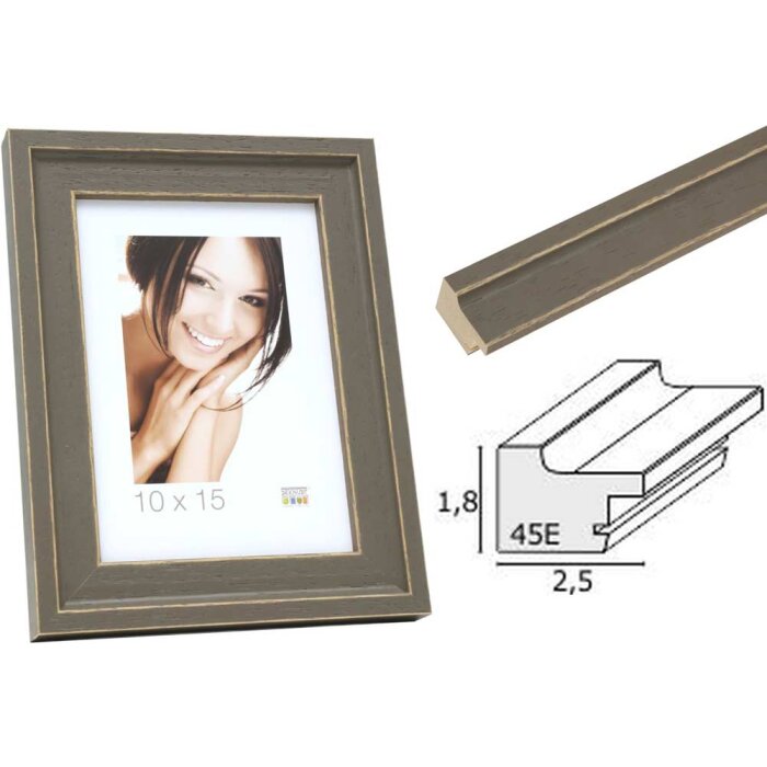 Fotolijst bruin hout s45es7