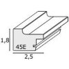 Fotolijst bruin hout s45es7