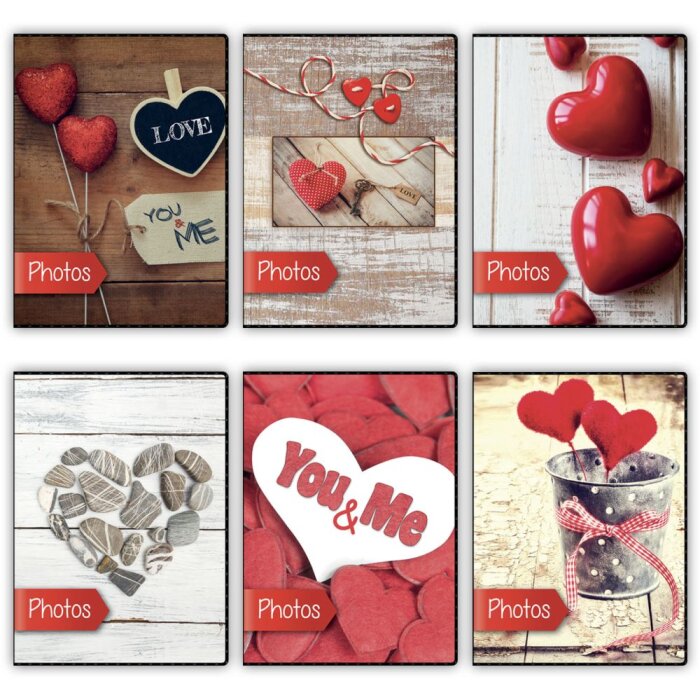 Cuore insteekalbum 40 fotos 13x19 cm