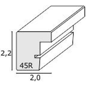 Fotolijst grijs-beige hout s45rc7