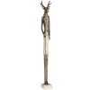 Decoratie hert Clayre en Eef 4pr0045 - 12x12x92 cm donkergrijs