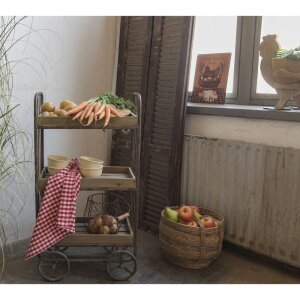 Legplank Clayre en Eef 50284 - 51x26x94 cm bruin