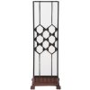 Tafellamp Tiffany Clayre en Eef 5ll-5888 - 12x12x36 cm e14 - max. 25 Watt wit