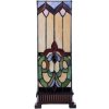Tafellamp Tiffany Clayre en Eef 5ll-5907 - 17x17x44 cm - E27-Max.1x40 Watt multi
