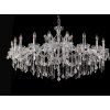 Kroonluchter Clayre en Eef 5ll-cr63 - 18-lichts 64xØ 120 cm 18x E14-40w transparant