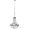 Hanglamp Clayre en Eef 5lmp197 - ø 54x72 cm grijs