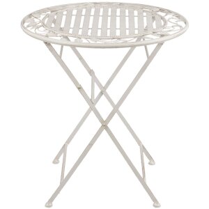 Tafel met 2 stoelen Clayre en Eef 5y0385 - ø 70x77...