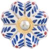 Deurknop Clayre & Eef 63933 - Ø 4x3,5 cm blauw