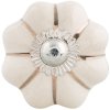 Deurknop Clayre en Eef 63934 - ø 4x3,5 cm creme