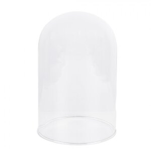 Glazen stolp Clayre en Eef 6gl2168 - ø 12x17 cm transparant