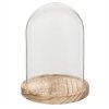 Glazen stolp Clayre en Eef 6gl2168 - ø 12x17 cm transparant
