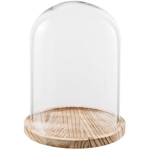 Glazen stolp Clayre en Eef 6gl2171 - ø 23x29 cm...