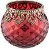 Theelichthouder Clayre en Eef 6gl2219r - ø 10x10 cm rood