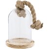 Glazen stolp Clayre en Eef 6gl2220 - 16x13x20 cm transparant
