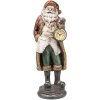 Kerstman Clayre en Eef 6pr1106 - 15x13x40 cm multi