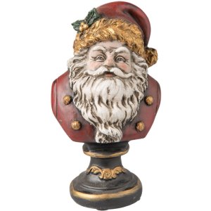Kerstman Clayre en Eef 6pr1107 - 9x8x15 cm multi