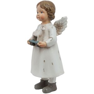 Engel Clayre en Eef 6pr1133 - 6x5x14 cm distressed wit