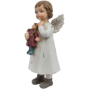 Engel Clayre en Eef 6pr1134 - 6x5x14 cm distressed wit