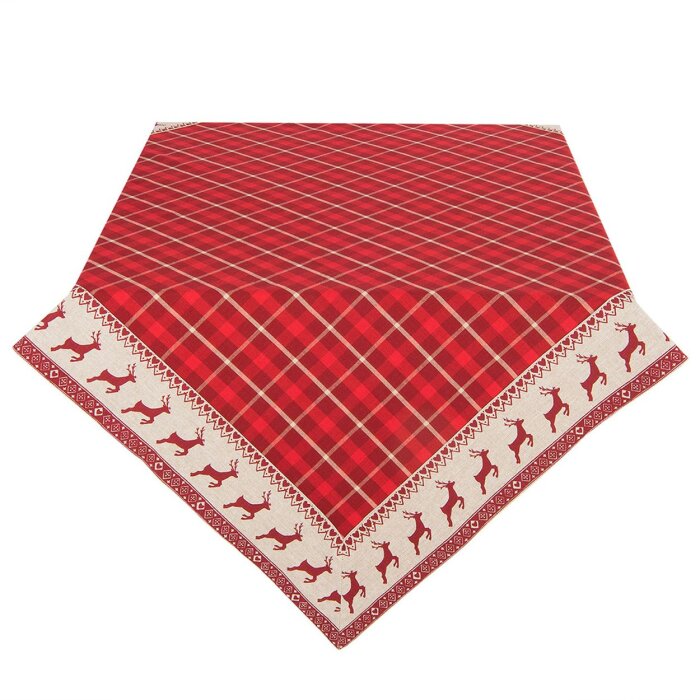 Tafelkleed Clayre en Eef noc05 - 150x250 cm rood