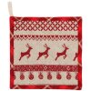 Pottenhouder Clayre en Eef noc45-1 - 20x20 cm rood