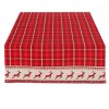 Tafelloper Clayre & Eef NOC64 - 50x140 cm rood