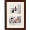 Walther Galerijlijst huis noten 2x 15x20 cm