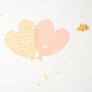 Huwelijksalbum ballonhartjes