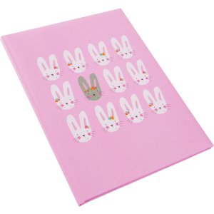 Baby dagboek Schattige konijntjes roze