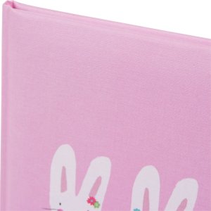 Baby dagboek Schattige konijntjes roze