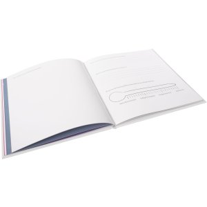 Goldbuch Bruidsagenda Zilveren Harten 23x25 cm 44 geïllustreerde paginas