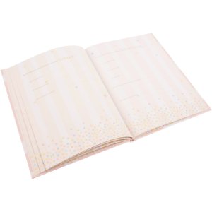 Goldbook Baby Dagboek Mobiel Meisje 21x28 cm 44 geïllustreerde paginas