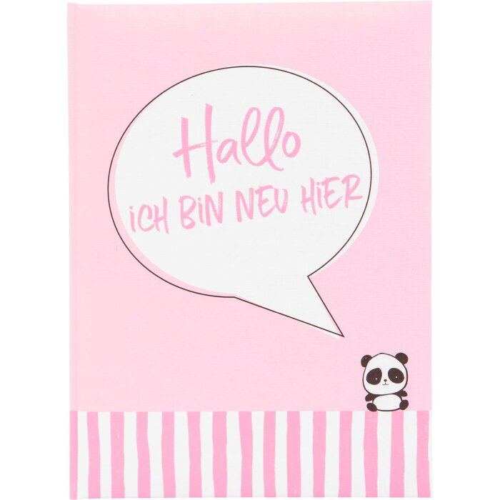 Baby Dagboek Ik ben nieuw hier roze