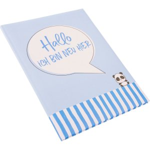 Babydagboek Ik ben nieuw hier Blauw