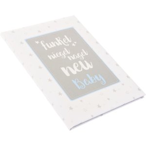 Baby dagboek sparkle niegel nagel nieuw blauw
