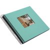 Goldbuch Spiraal Album Bella Vista aqua 20x20 cm 40 zwarte paginas