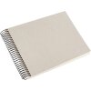 Spiraal Album Bella Vista zandgrijs 24x17 cm witte paginas