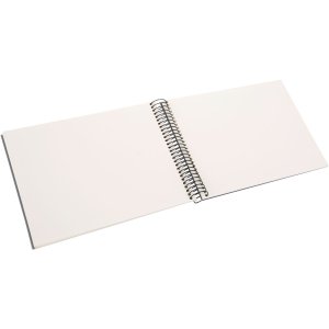 Spiraal Album Bella Vista grijs 24x17 cm witte paginas