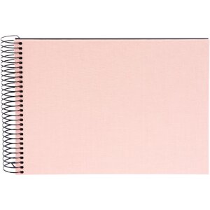 Spiraalalbum Bella Vista rosé 24x17 cm zonder venster