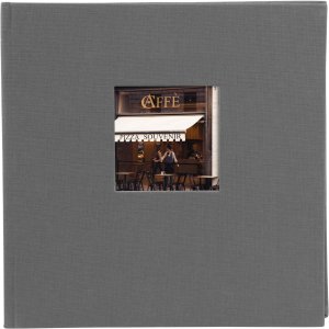 Goldbuch Fotoalbum Bella Vista grijs 25x25 cm 60 witte paginas