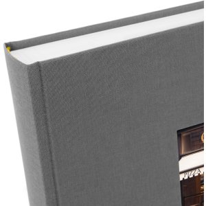 Goldbuch Fotoalbum Bella Vista grijs 25x25 cm 60 witte paginas