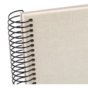 Spiraal Album Bella Vista zandgrijs 34x30 cm witte paginas